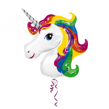 Globo foil de unicornio