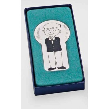 Imán Niño Comunión Rezando