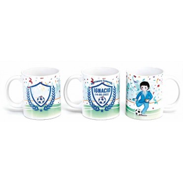 Taza Niño Comunión Balón De...