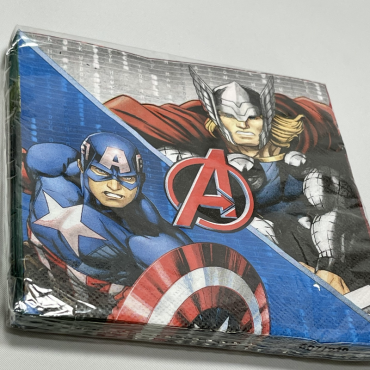Servilletas de superhéroes...