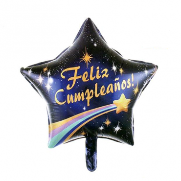 Globo foil de feliz cumpleaños de 45 cm